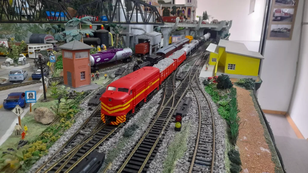 maquete ferroviária itinerante