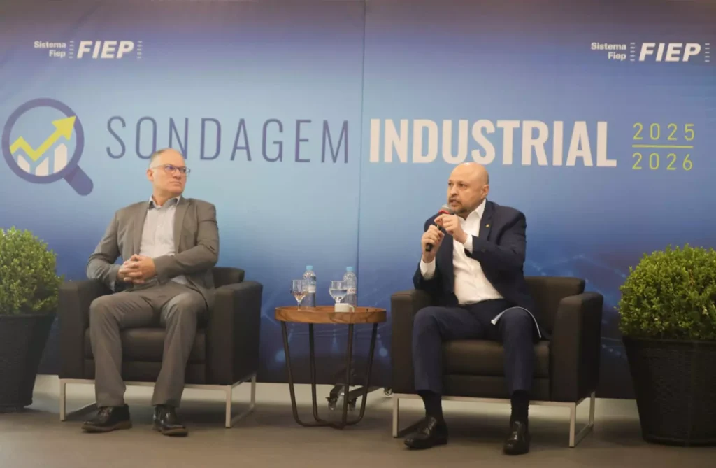 Resultados foram divulgados durante entrevista coletiva realizada no Campus da Indústria do Sistema Fiep (Foto: Gelson Bampi)