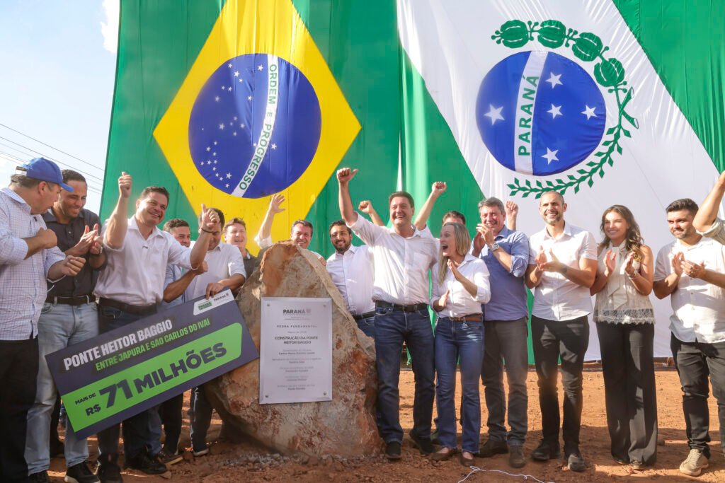 fim-da-balsa:-ratinho-junior-lanca-obra-da-ponte-entre-japura-e-sao-carlos-do-ivai