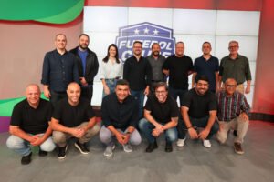 Equipe de esporte da Rádio Clube FM Foto: Franklin de Freitas