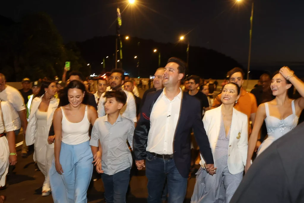 ratinho e família na ponte de guaratuba