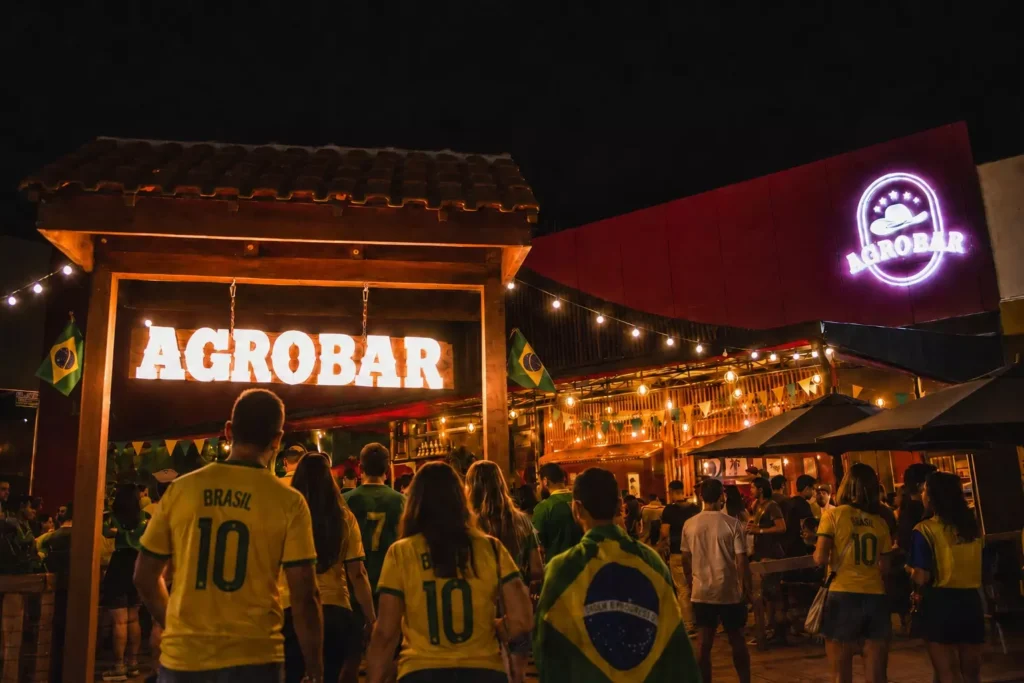 Divulgação Agrobar projeta movimentar R$ 15 milhões em faturamento até o apito final do mundial.
