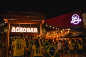 Divulgação Agrobar projeta movimentar R$ 15 milhões em faturamento até o apito final do mundial.