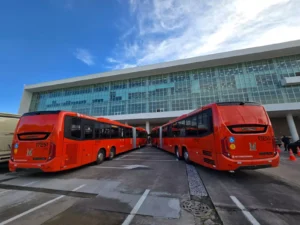 frota da Rede Integrada de Transporte (RIT) da Região Metropolitana de Curitiba