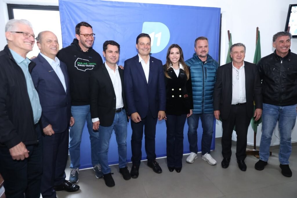 A Federação União Progressista (UP) oficializou, nesta quarta-feira (22), o apoio às candidaturas de Sandro Alex (PSD) ao Governo do Paraná e de Alexandre Curi (Republicanos) ao Senado.
