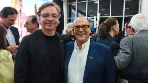 Flamma Comunicação Carlos Oliveira (chairman da TAP Air Portugal) e Geraldo Rocha (presidente da ABAV-PR)