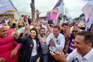 Sandro Alex e Ratinho Junior fazem carreata em Paranaguá e destacam novos projetos para o Litoral