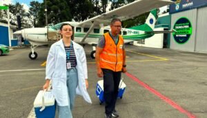 Operação de transporte de órgão no Hangar da Casa Militar no Aeroporto de Bacacheri Casa Militar do Paraná