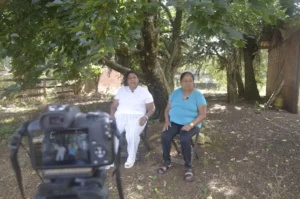 Da esquerda para a direita, Almeri Fortun...oseli Nunes Lemes Quilombo Castorina