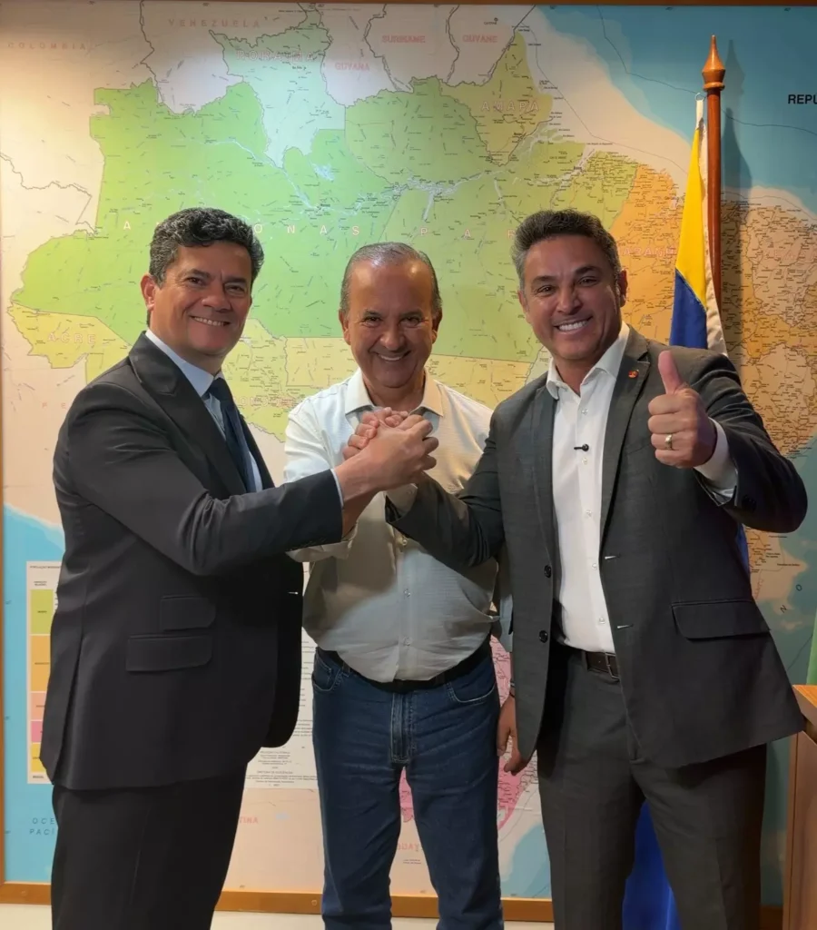 Zucco, Sérgio Moro e Jorginho Mello apoio a Flavio Bolsonaro