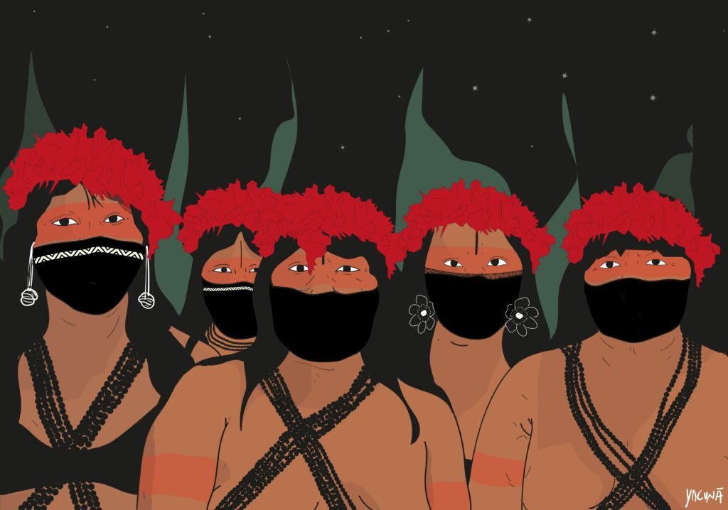 Obras da artista indígena baiana Yacunã Tuxá. Crédito: Divulgação