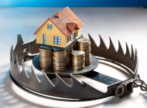 Firefly armadilha de urso com prédio por cima e moedas