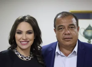 Prefeito Zé do Peixe e deputada Maria Victória Foto divulgação