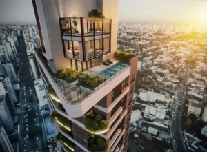 Situado na rua Padre Anchieta esquina com a rua Jerônimo Durski, o Oás da GT Building terá 50 andares e 179 metros de altura. Divulgação