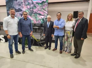 Divulgação Mauricio Guisard, presidente da DSJC, esteve na coletiva de imprensa do lançamento do Campeonato Pan-Americano de Ciclismo de Estrada