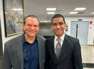 CEO do BTG Pactual, Roberto Sallouti e o economista Jefferson Lucas