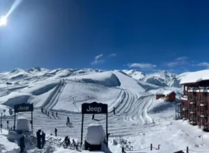 Valle Nevado em 23 de maio: o inverno chegou mais cedo Divulgação