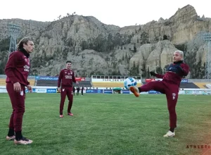 athletico treina la paz