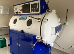 câmara hiperbárica do Hospital Veterinário Santa Monica