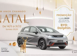 Shopping Curitiba - sorteio BYD Dolphin