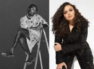 Na ordem - Jota.pê, Hodari (crédito: @sofiarromani), Luiza Martins e Vulgo FK (crédito: Suburbano) se apresentam na Casa São Paulo, no SXSW - Divulgação/Som Livre