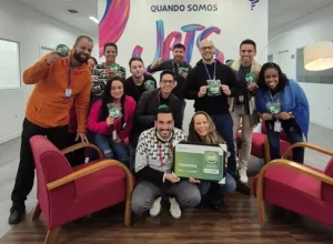 Parte da equipe de atendimento da LATAM Brasil (Imagem: Divulgação)