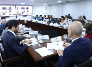 Reunião da sala de situação do Governo Federal desta sexta-feira, 10 de maio. Foto: Ailton Fernandes / Casa Civil