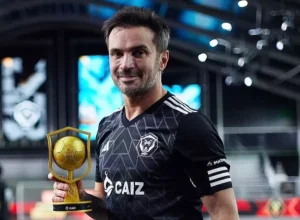 Falcão eleito o homem do jogo (Reprodução: IG @kingsleague_br)