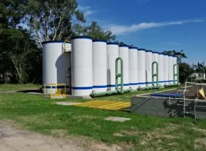 Estação de tratamento instalada na unidade Riograndense da Gerdau. Crédito: Gerdau/Divulgação