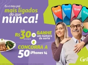 Sorteio de Iphones do Griletto será em 2 de setembro (Foto: Divulgação)