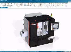 O desempenho em grandes montagens do Solid Edge continua melhorando com a manipulação automaticamente otimizada do projeto, garantindo melhor desempenho de todas as peças e montagens, com maior impacto em montagens maiores. A visualização dinâmica é até 3 vezes mais rápida para peças individuais e até 9 vezes mais rápida para montagens de grande porte. Crédito: Siemens Software