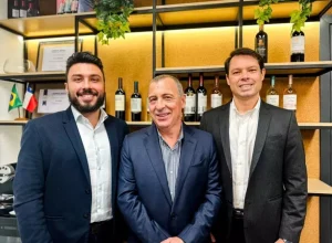 Pietro Capuzzi, Mauricio Cordero e Aloisio Miranda, da Concha Y Toro Brasil