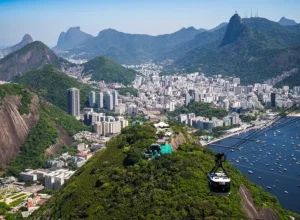 Vista do colaborador que trabalha no Parque Bondinho Pão de Açúcar. Foto: Grupo Iter