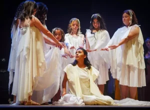Ópera "A Paixão Segundo São Mateus”, durante a edição do Femusc de 2023