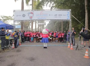 Corrida e Caminhada Eu Mulher com a Hello Kitty