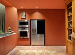 Cozinha da CASA LG na CASACOR 2023. Crédito: MCA_estúdio