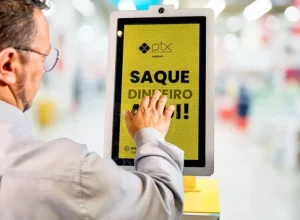 Tela do Cash Today Saque, lançamento da Prosegur Cash. Foto divulgação.