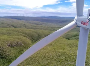 Aerogerador do programa Energia da Claro