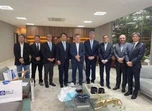 Visita do Embaixador e Cônsul Geral do Japão Governador Mauro Mendes