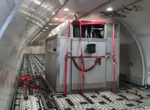 L’ente Supremo e Pinhão do Iguassu foram transportados com segurança pela LATAM Cargo para o Gran Premio Latinoamericano 2024. Crédito: Divulgação LATAM