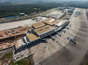 Foto Aérea - Aeroporto de Manaus - Imagem Jornal do Commercio