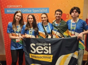 Estudantes do Sesi disputam títulos mundiais em campeonato da Microsoft