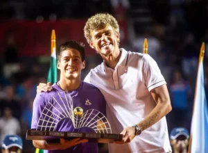 Sebastián Báez e Guga Kuerten