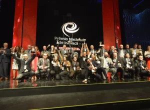 Vencedores da 7ª edição do Prêmio Nacional de Inovação, em 2022 (Foto: Murilo Moser)