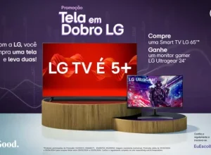 Promoção Tela em Dobro LG . Divulgação: LG Electronics