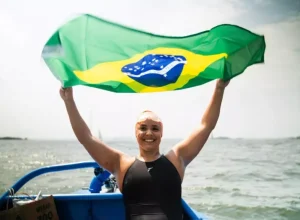 Ultramaratonista aquática Thais Sant’Ana