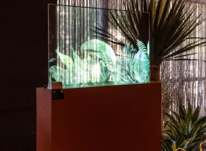 Transparent OLED LG, toque de sofisticação para ambientes únicos. Foto: Divulgação LG.