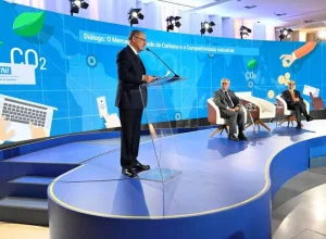 O presidente em exercício, Geraldo Alckmin, durante evento com representantes do setor industrial. Foto: Cadu Gomes/ VPR
