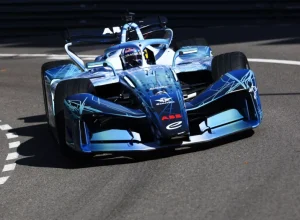 Joe Portlock/LAT Images/Fórmula E/Divulgação Carro GEN4 durante demonstração no E-Prix de Mônaco