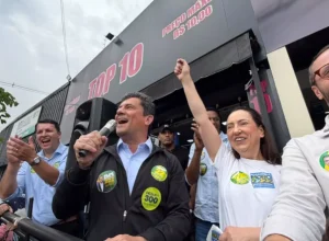 Em Londrina, Moro manifesta apoio a Deltan e defende liberdade política